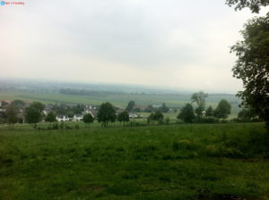 Landschaft und Häusern