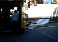 Mainzelmännchenbus Schaden vorn